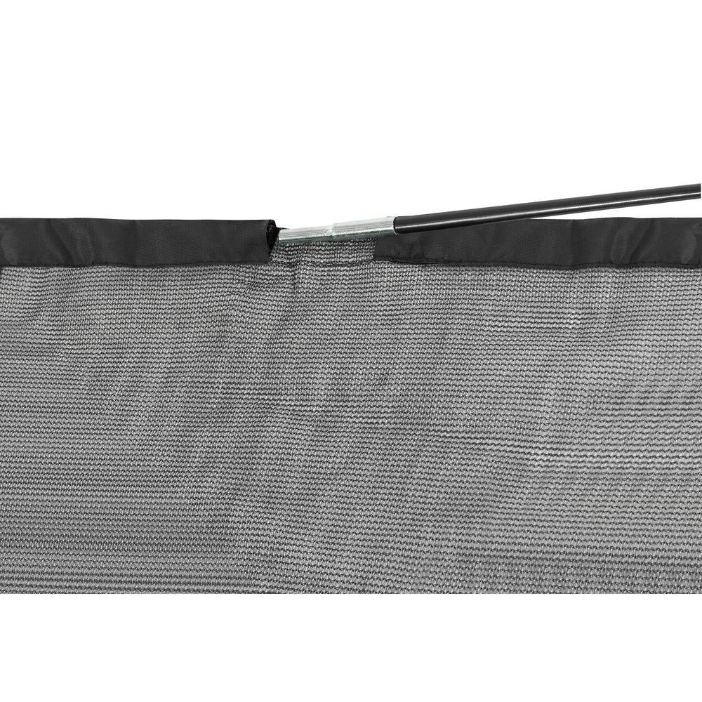 Trampoline Enclosure Set with Top Ring Enclosure System, to fit 12 ft. Round Frames, for 3 or 6 W-Shaped Legs