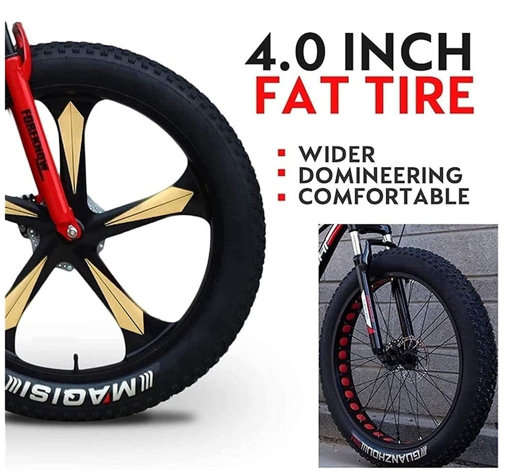 CHICAI Adult Mountain Bike 26 Inch Mountain Cross-Country High Carbon Steel Bike, 21/24/27/30 Speed Bike Full Suspension Mountain Bike Gear Double Disc Brake Mountain Bike (Size : 30-Speed)