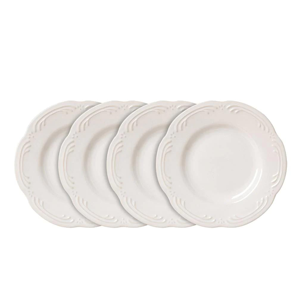 FiligreeSet of 4 Bread and Butter or Dessert Plates