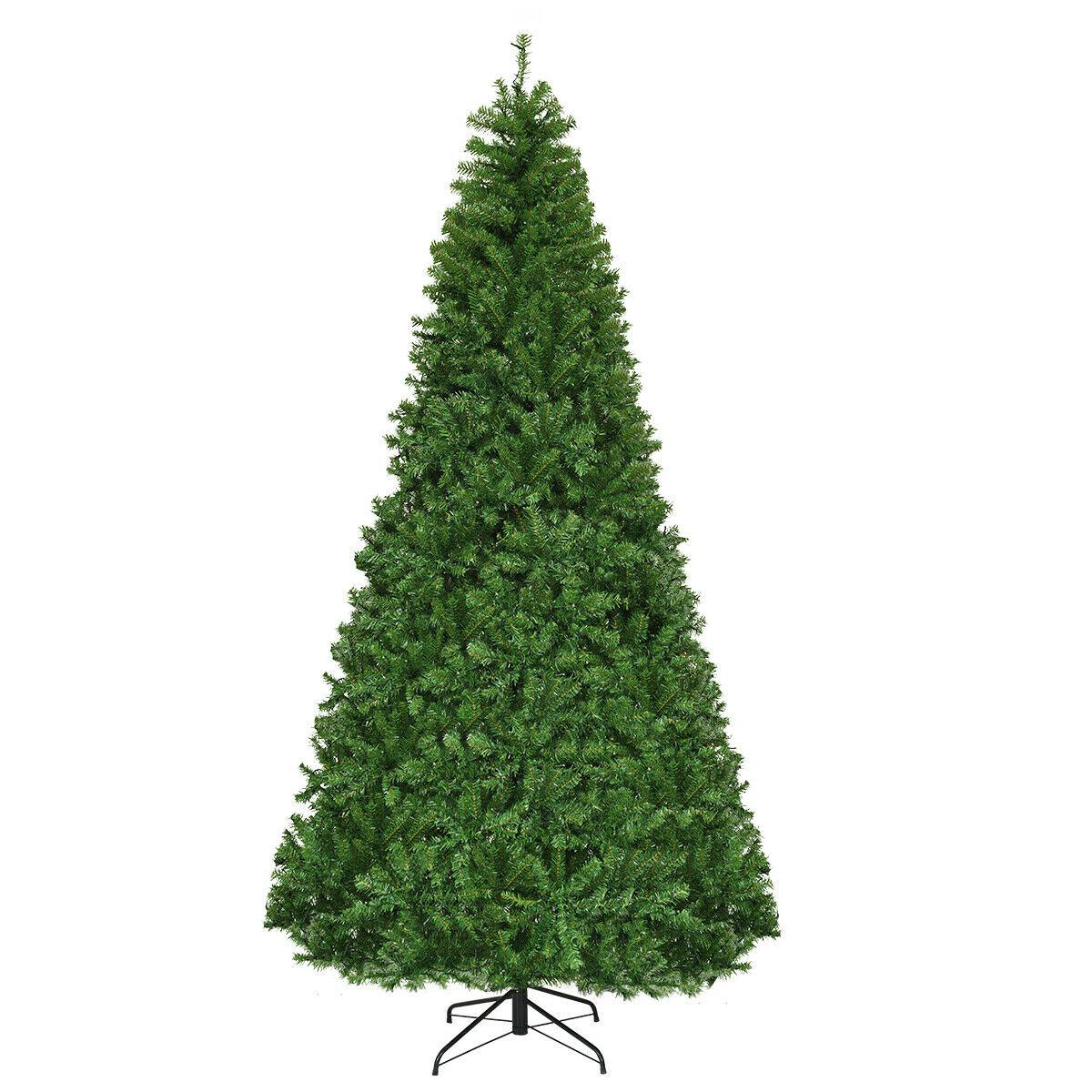 9Ft Pre-Lit Artificial Christmas Tree Premium Hinged w/ 1000 LED Lights &amp; Stand