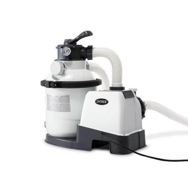 intex 1200 gph krystal clear above ground pool sand filter pump 26643eg*