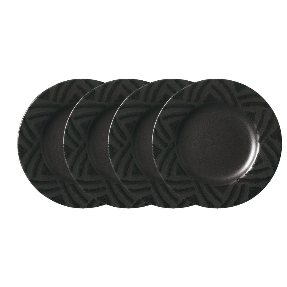 Midnight SunSet of 4 Salad Plates