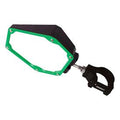 Industries UTV Series Side Mirror Set with Clamps 2" Black/Green for Can-Am Maverick 1000 XC DPS 2017-2018