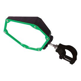 Industries UTV Series Side Mirror Set with Clamps 2" Black/Green for Can-Am Maverick 1000 XC DPS 2017-2018