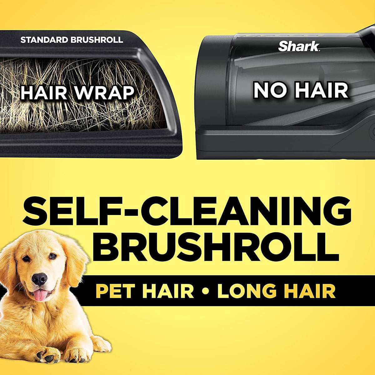 Shark HZ602 Ultralight Pet Pro Corded Stick Vacuum with PowerFins &amp; Self-Cleaning Brushroll, Perfect for Pets, Converts to Hand Vacuum, Pet Power Brush, Crevice &amp; Upholstery Tools, Comet Red