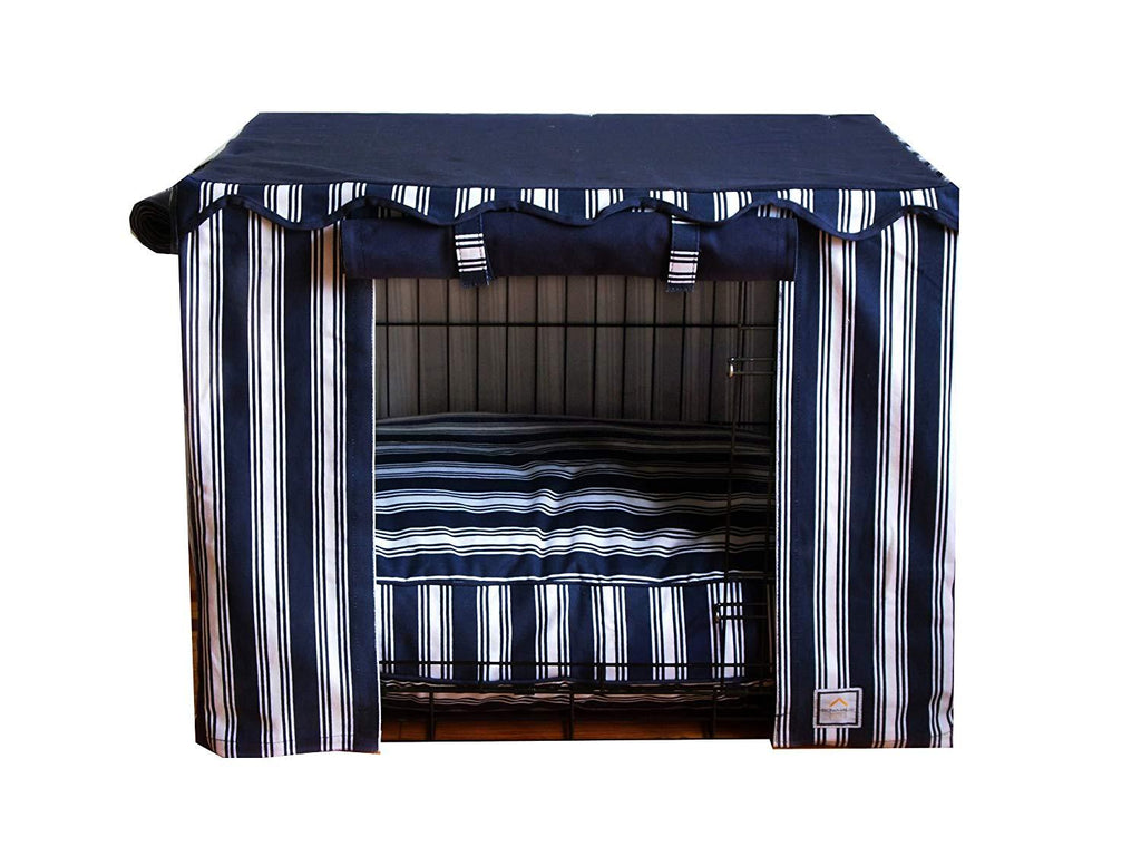 BowhausNautical Dog Crate Cover