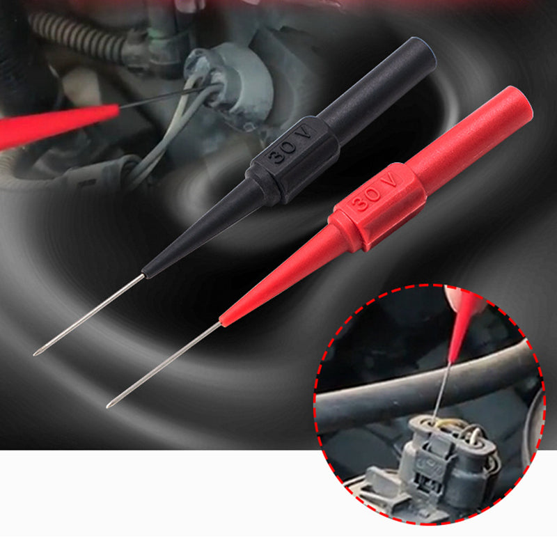 30V Diagnostic Tools Multimeter Test Lead Extension Cord Back Piercing Needle Tip Probe Automotive  Tool Accessories