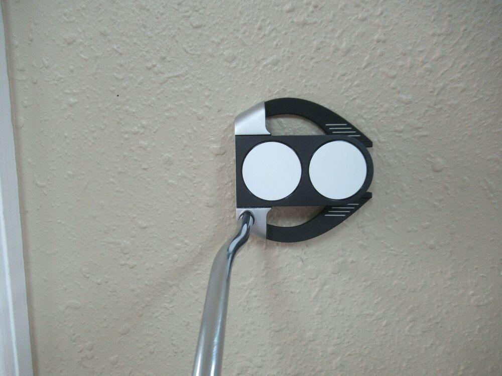 ODYSSEY WORKS 2 BALL FANG PUTTER 35" FACTORY STEEL UNIVERSITY OF TEXAS GRIP HC