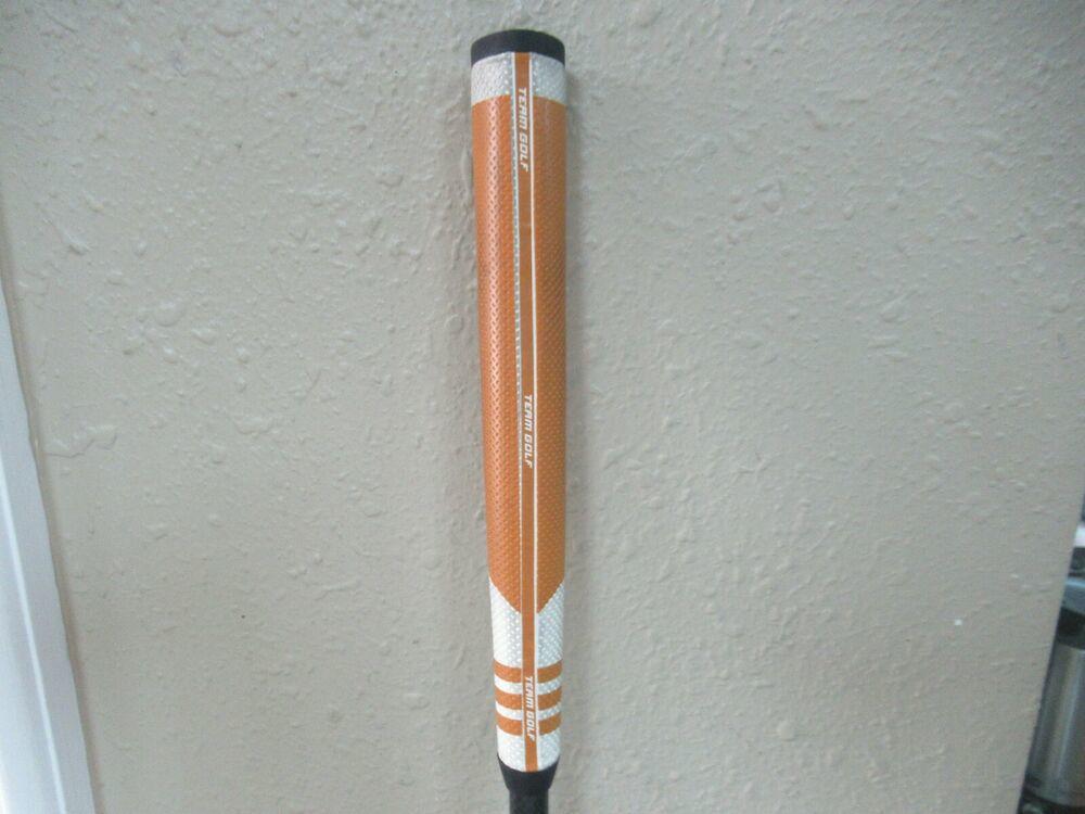 ODYSSEY WORKS 2 BALL FANG PUTTER 35" FACTORY STEEL UNIVERSITY OF TEXAS GRIP HC