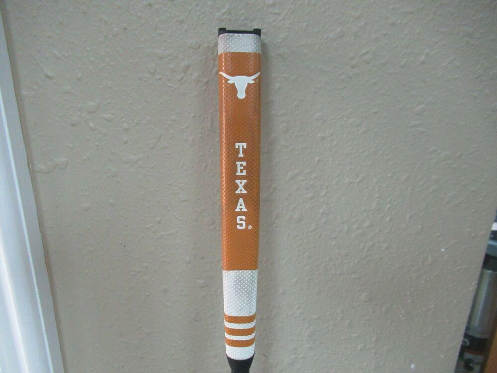 ODYSSEY WORKS 2 BALL FANG PUTTER 35" FACTORY STEEL UNIVERSITY OF TEXAS GRIP HC