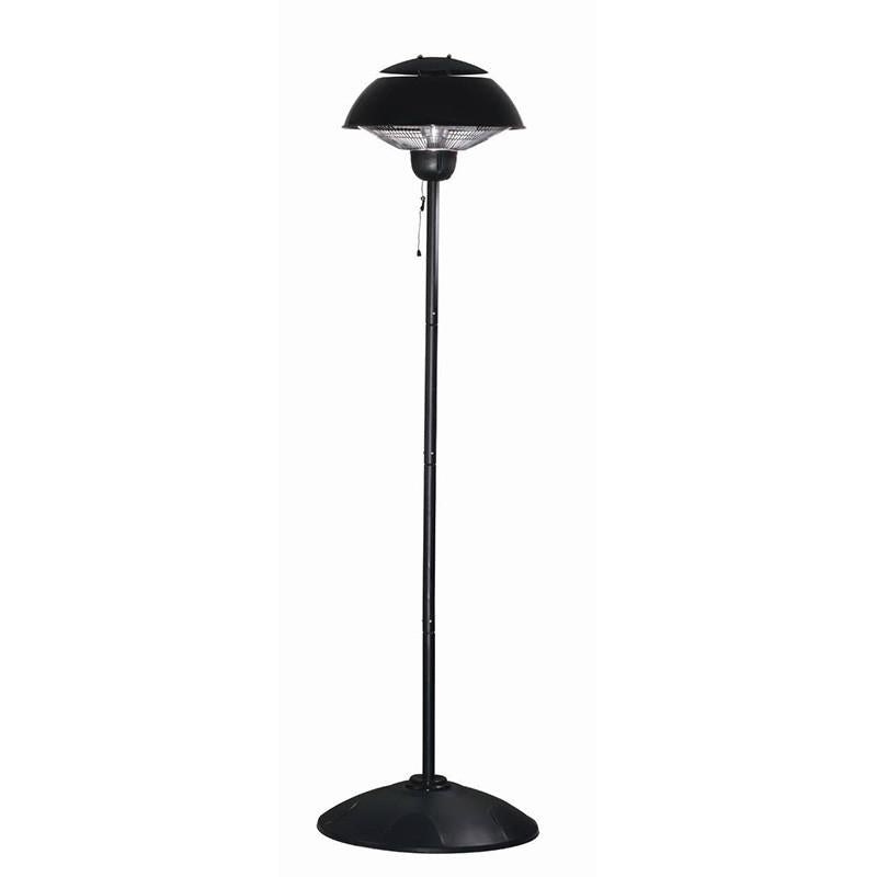 DJKDJL Patio Heater 1500W Outdoor Electric Heater,Outdoor Infrared Heater Tip Over, Black, 54.2*53.8*42CM