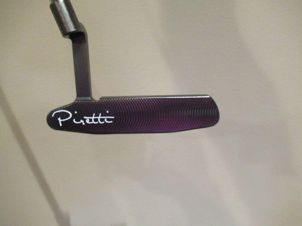 MINT LEFT HAND PIRETTI BLACK COTTONWOOD 2 PUTTER 35 INCH HC INCLUDED 365g HEAD
