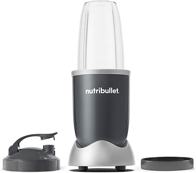 nutribullet personal blender for shakes, smoothies, food prep, and frozen blending, 24 ounces, 600 watt, gray, (nbr-0601)