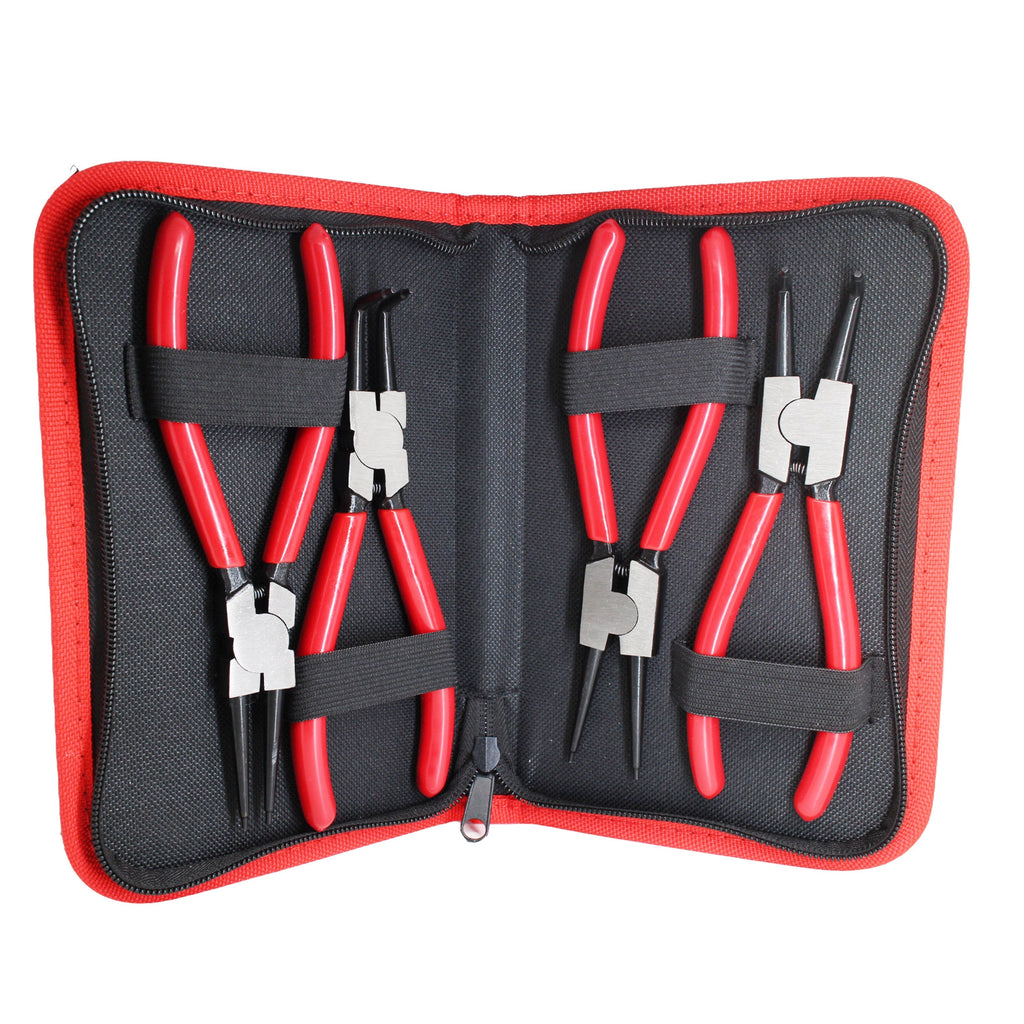 4pcs/Industrial Grade 7-inch Snap Ring Pliers Four-piece Combination Set