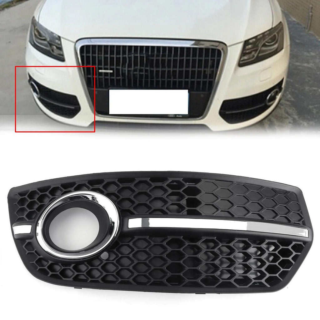 Front Bumper Grill Fog Light Lamp Covers Trim For 2009-2011 Audi Q5 Generic