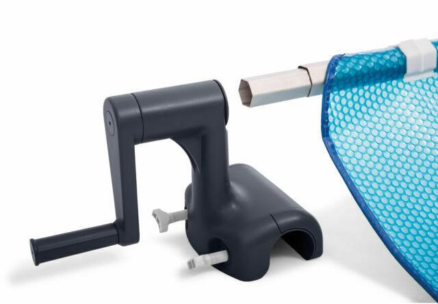 intex aluminum base solar pool cover reel