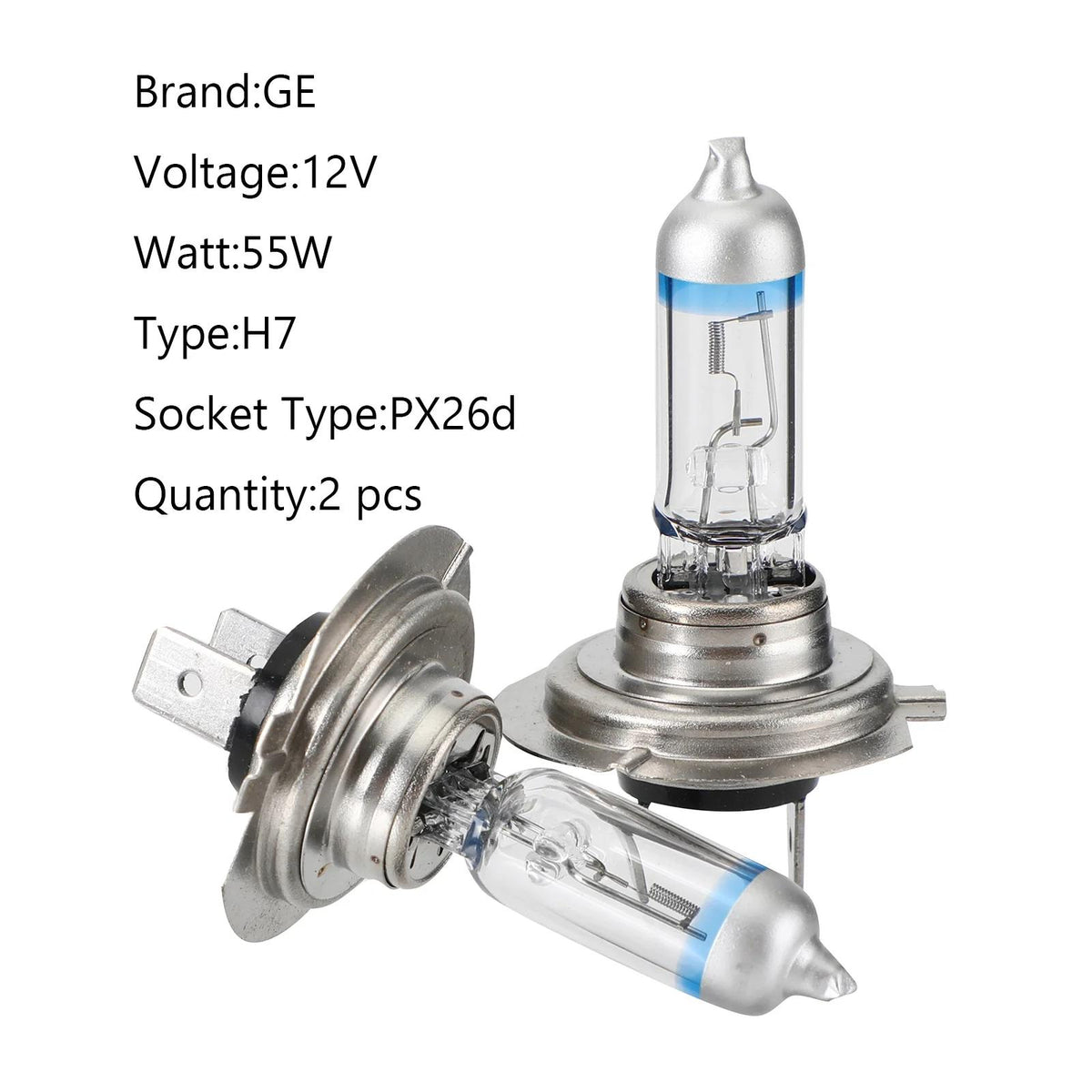 58520SXU For GE Halogen Megalight Lamp UP TO +90% 12V 55W H7 Generic