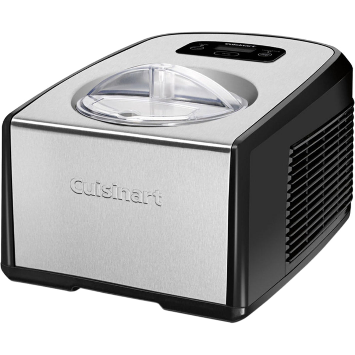 1.5-Quart Ice Cream Maker and Gelato Machine, Makes Frozen Yogurt and Sorbet, Fully Automatic with Commercial-Quality Compressor and 2 Churning Paddles, ICE-100, Black/