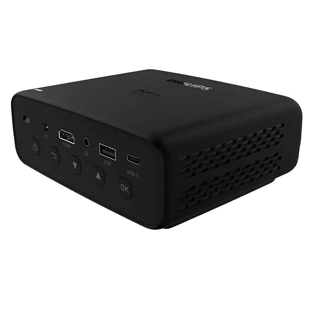 philips picopix micro 2tv wvga smart portable dlp pico projector + 120" screen