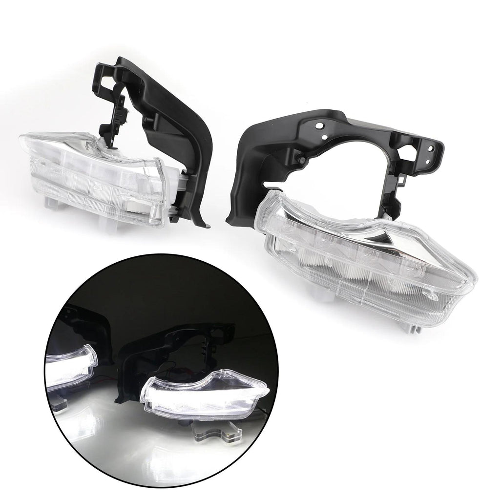 2PCS LED DRL Daytime Running Light Fog Lamp For 2014 2015 2016 Toyota Highlander Generic