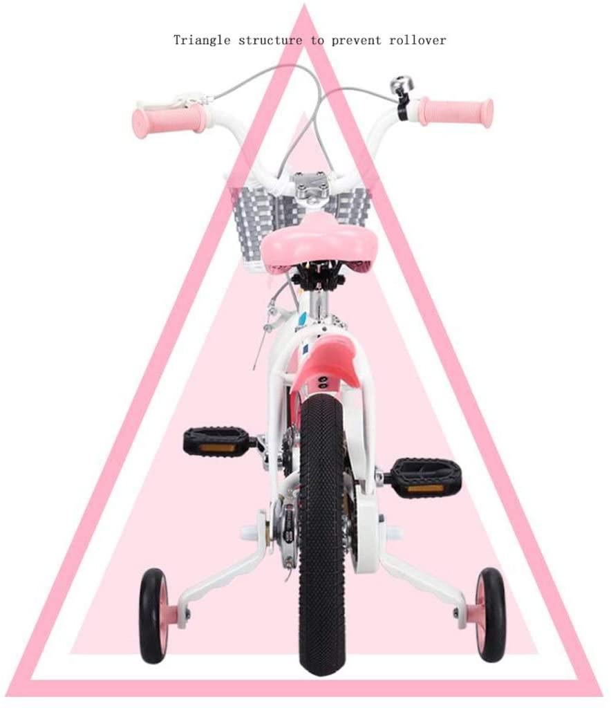 JLFSDB Kids Bike BMX Bike for Kids Boys Girls Bicycle Girls Boys Kids Bike 12 14 16 Inch Bicycle for 2-10 Years Old Child's Cycle with Brakes Toddler Kids Bicycle (Size : 14inch)