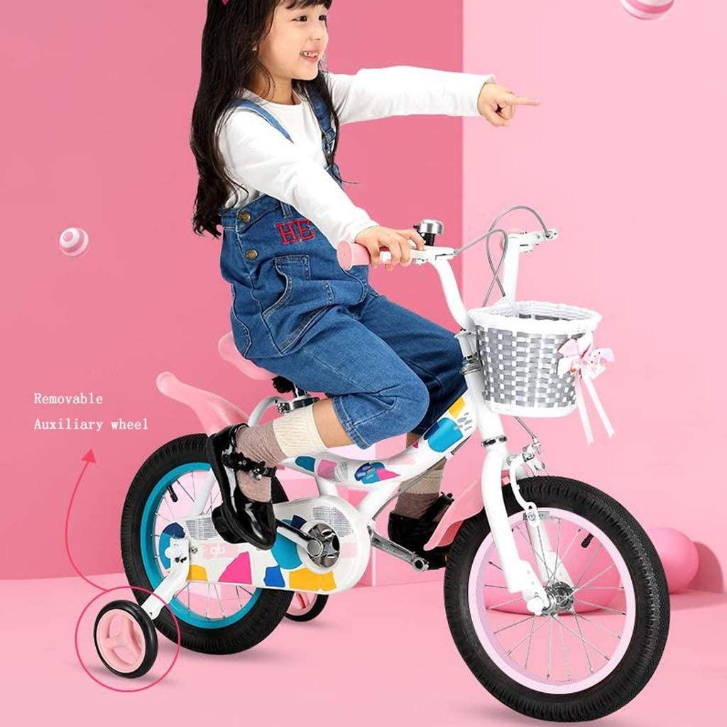 JLFSDB Kids Bike BMX Bike for Kids Boys Girls Bicycle Girls Boys Kids Bike 12 14 16 Inch Bicycle for 2-10 Years Old Child's Cycle with Brakes Toddler Kids Bicycle (Size : 14inch)