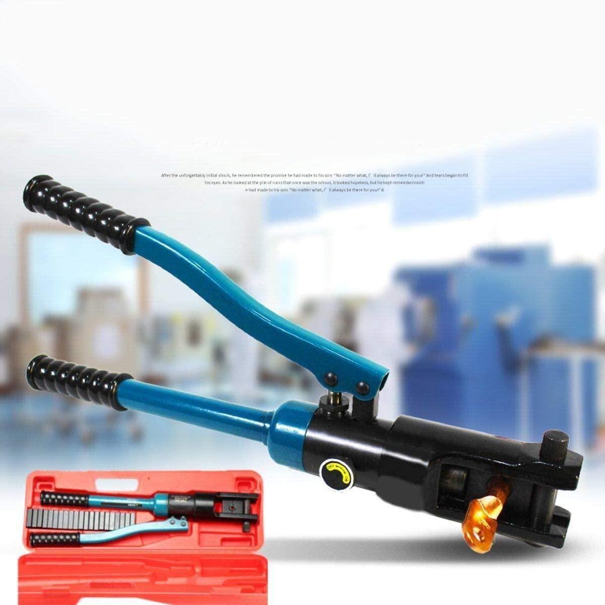 LULUTING ZH-Wang Pliers Pliers Hand Tool， 10-300 Set Handheld Cable Wire Hexagonal Clamp Hydraulic Crimper Plier Tools Tools