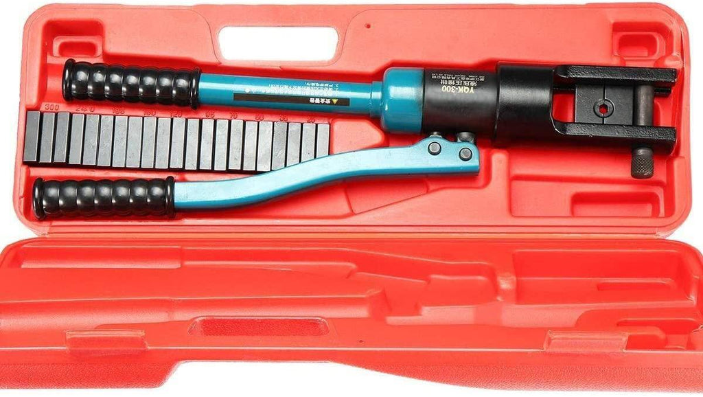 YYONGAO Pliers Pliers Hand Tool， 10-300 Set Handheld Cable Wire Hexagonal Clamp Hydraulic Crimper Plier Tools