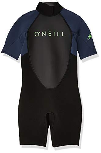 ONEILL Reactor-2 2 mm Back Zip Short Sleeve Black/Slate 10 Big Kids