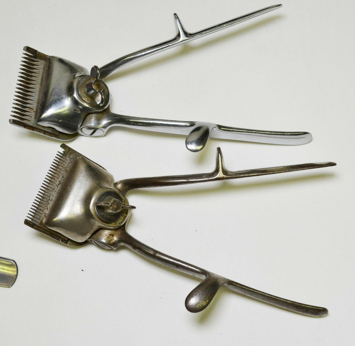 VTG Straight  Manual Hair Clippers Barber Shaving Lot Strop Schick Trimmer