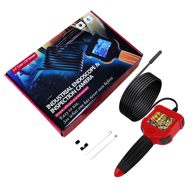 Industrial Endoscope, HD Camera Industrial Automotive Repair Engine Inspection Camera Detector Car Repair Tool