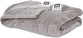 Heated Electric Blanket with SensorSafe, Queen, Soft Grey