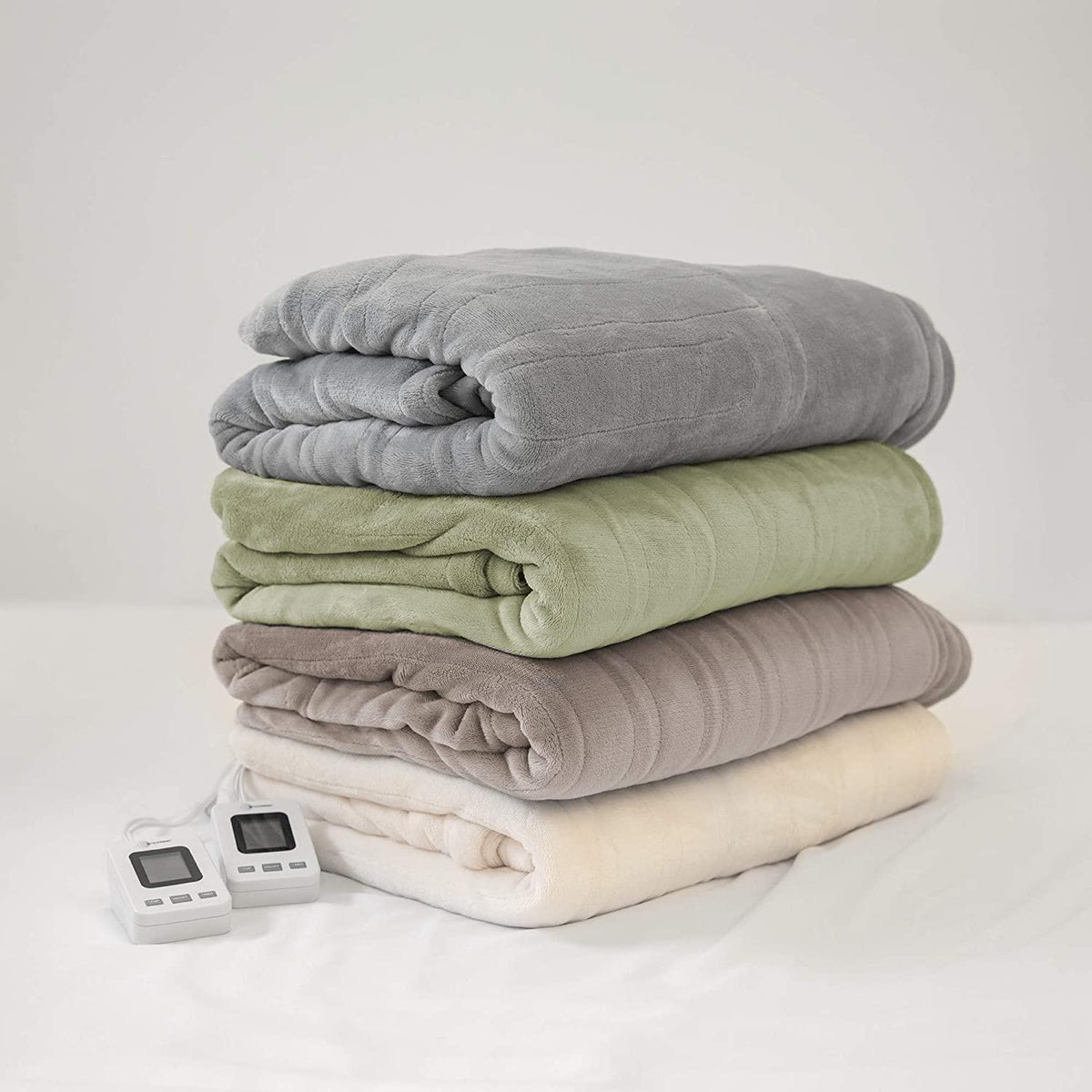 Heated Electric Blanket with SensorSafe, King, Ivory