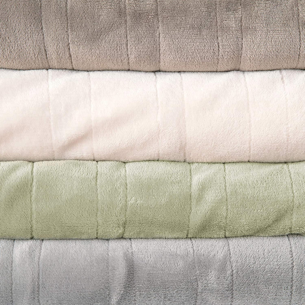 Heated Electric Blanket with SensorSafe, Queen, Soft Grey