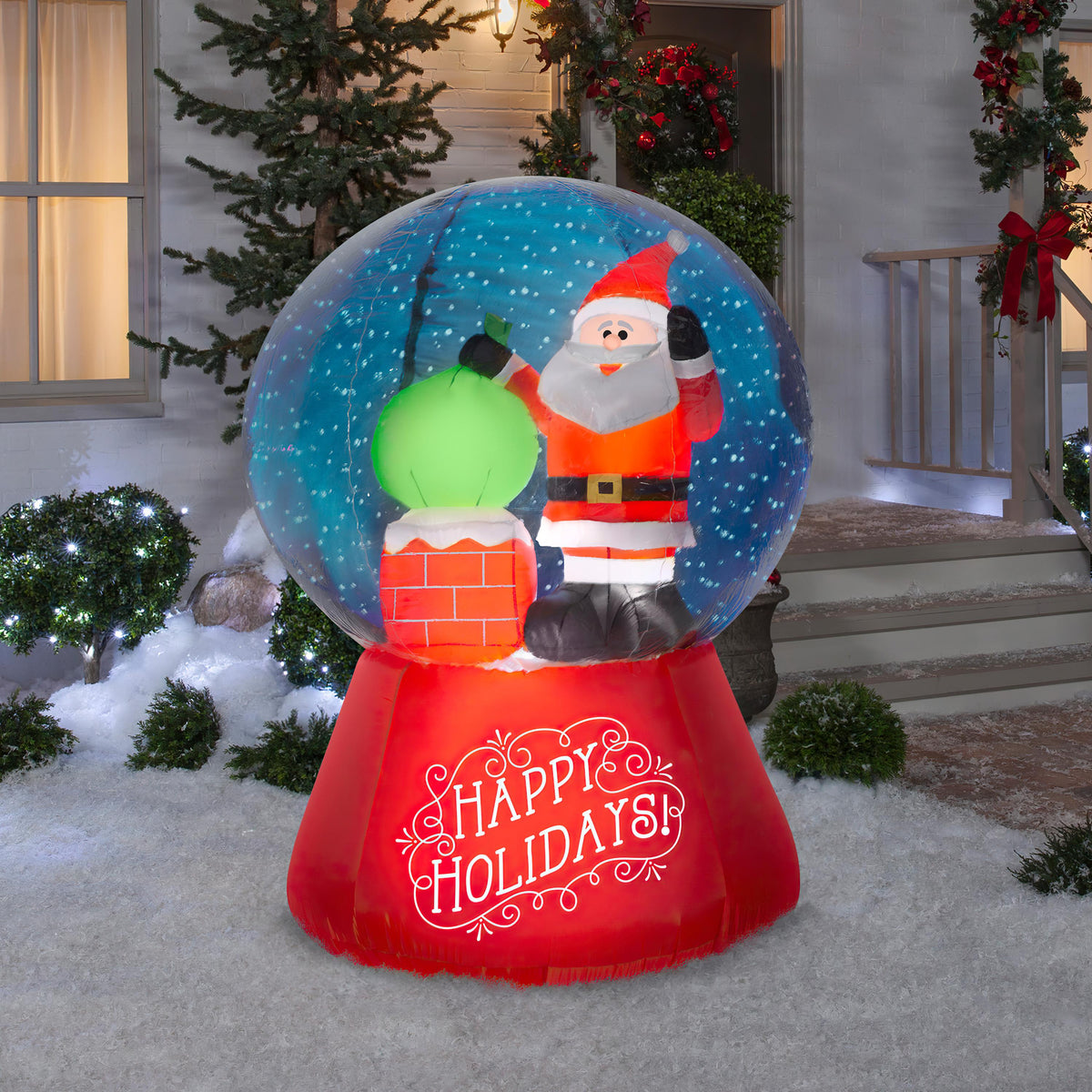 Gemmy Airblown Santa Claus Yard Inflatable, 66.14"