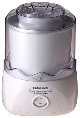 ICE-20 Automatic 1-1/2-Quart Ice Cream Maker, White (Renewed)