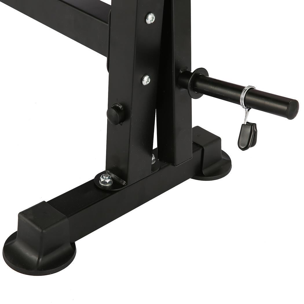 Foldable Adjustable Bench with Rack Leg Developer, Preacher Pad, Incline Decline Olympic Workout Bench Set