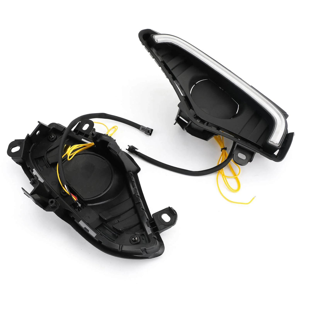 Pair LED DRL Driving Lamp Fog Light Wiring Switch Kit For Toyota RAV4 2019-2023 Generic
