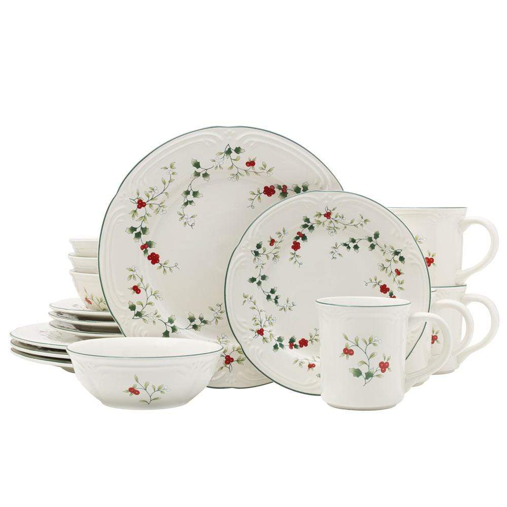 Winterberry16 Piece Dinnerware Set, Service for 4
