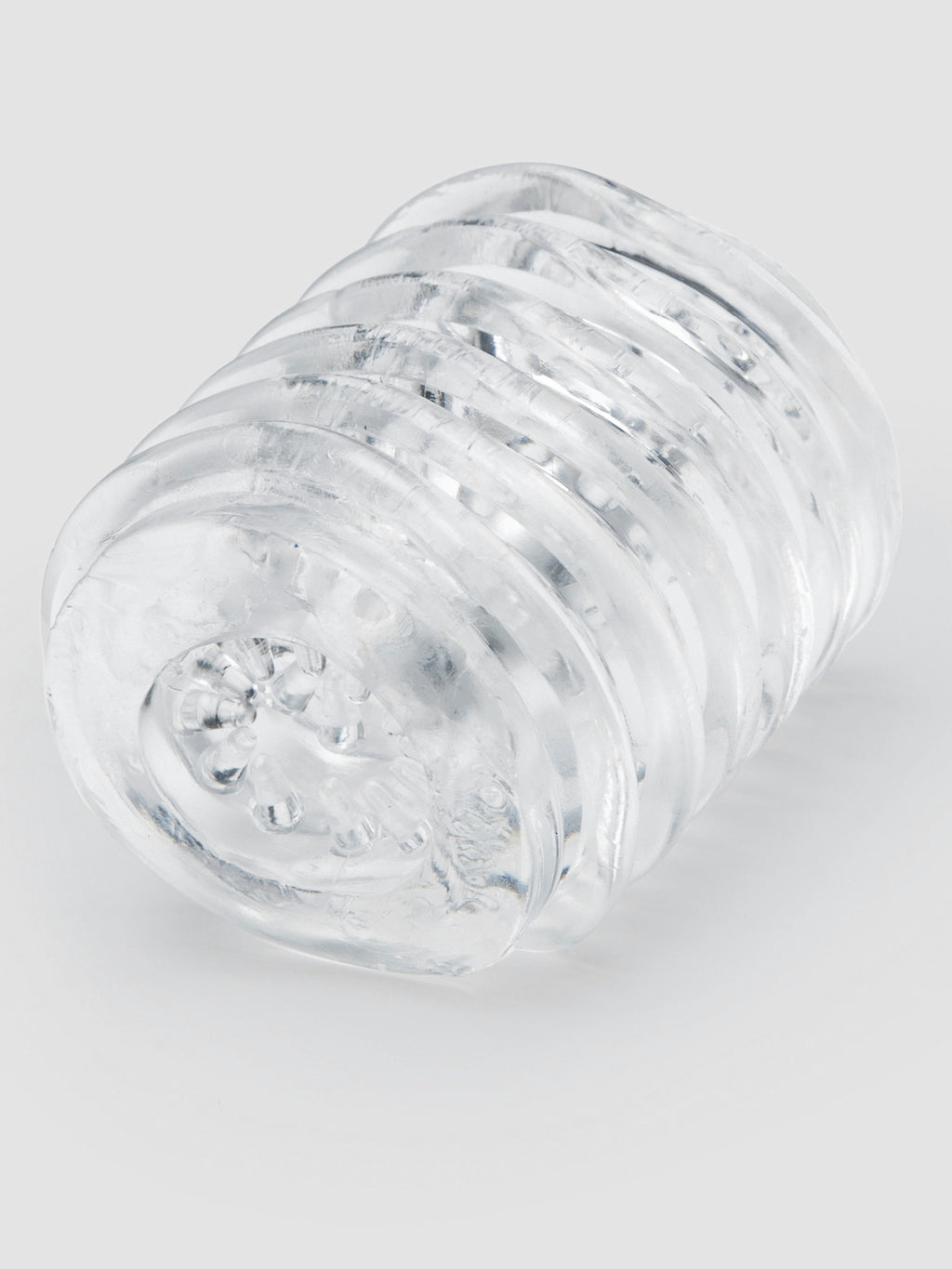 Lovehoney Head Master Double Texture Blow Job Stroker, Clear