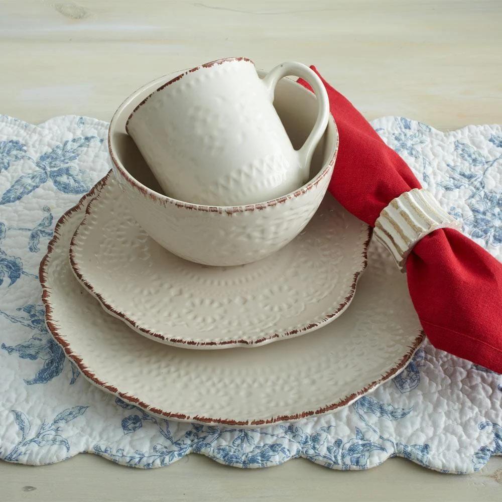 Chateau Cream Set of 4 Soup Cereal Bowls