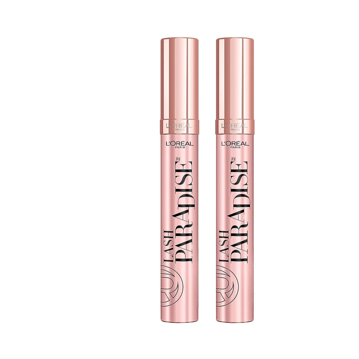 L'Oreal Paris Voluminous Makeup Lash Paradise Mascara, Black, 0.25 Fl Oz (Pack of 2) Packaging May Vary
