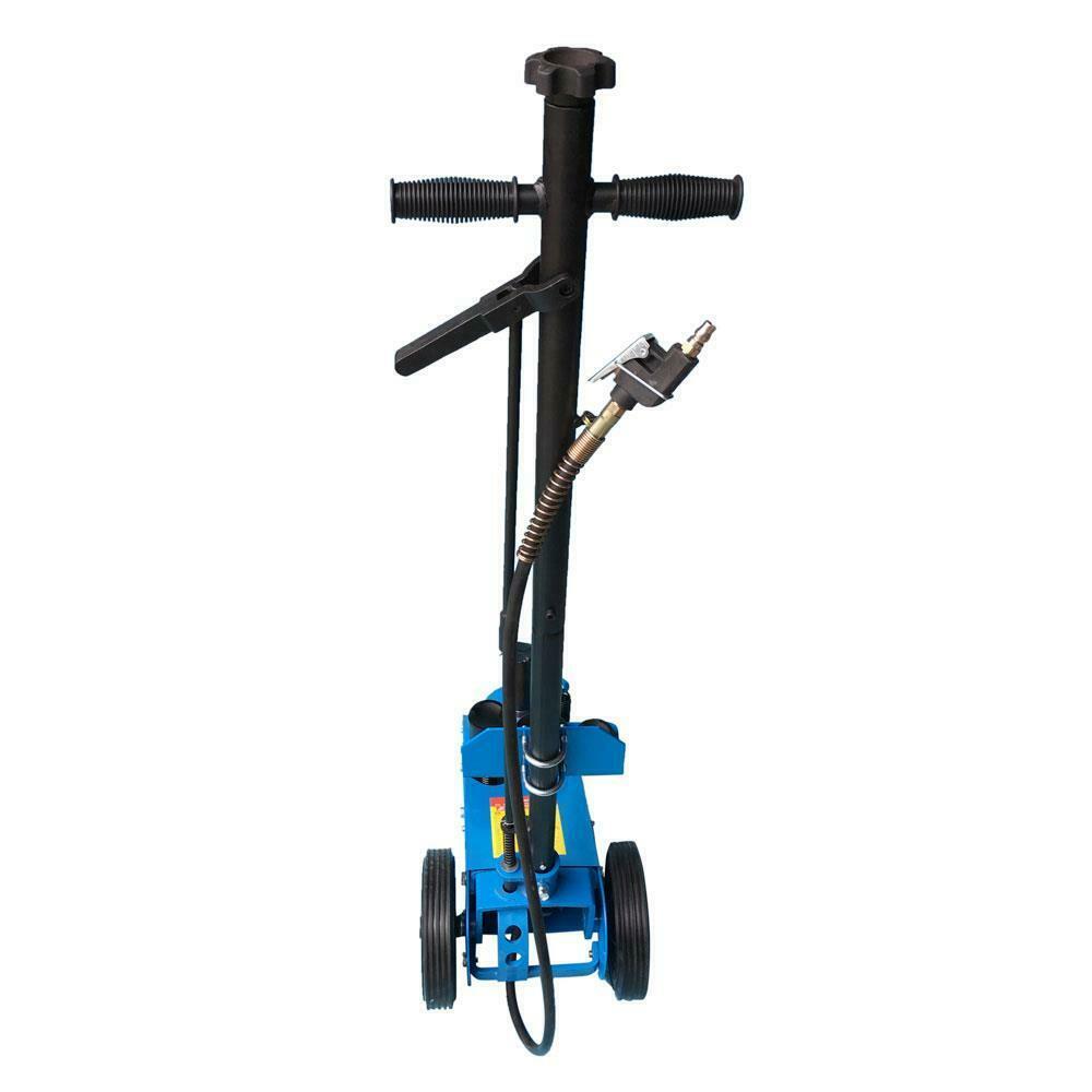 22 Ton Heavy duty Air Hydraulic Floor Jack Wheels Lift Truck Bus Shop Equipment