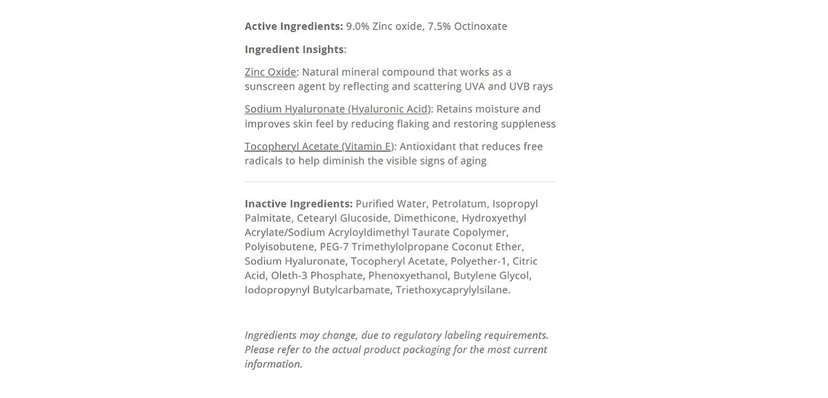 EltaMD UV Daily Tinted Sunscreen with Zinc Oxide, SPF 40 Face Sunscreen Moisturizer, Helps Hydrate Skin and Decrease Wrinkles, Lightweight Face Sunscreen, Absorbs Into Skin Quickly, 1.7 oz Pump