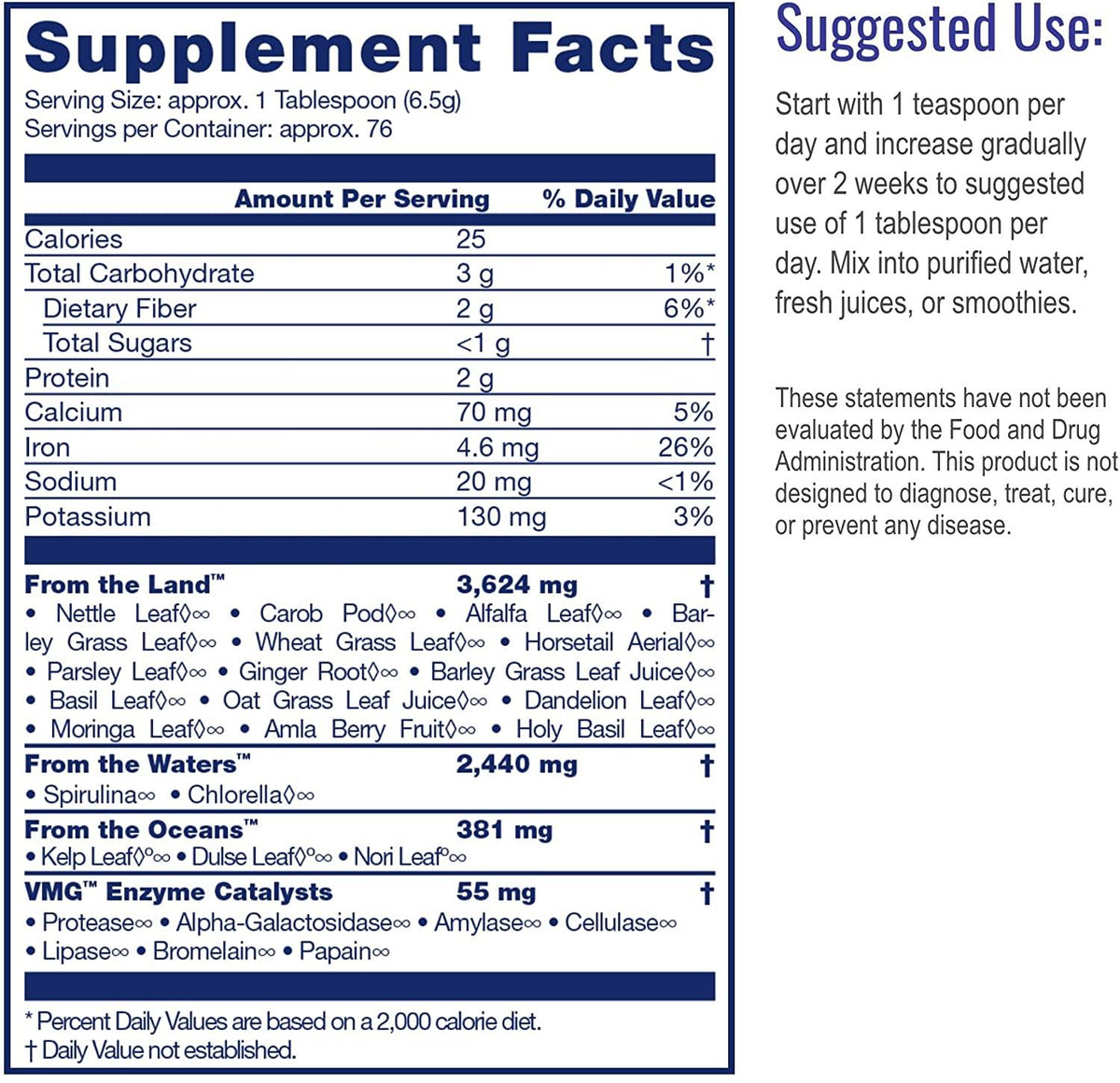 HealthForce SuperFoods Vitamineral Green - 500 Grams - Pack of 3 - All-Natural Green Superfood Complex with Vitamins, Minerals, Amino Acids & Protein - Organic, Vegan, Gluten Free - 150 Total Servings