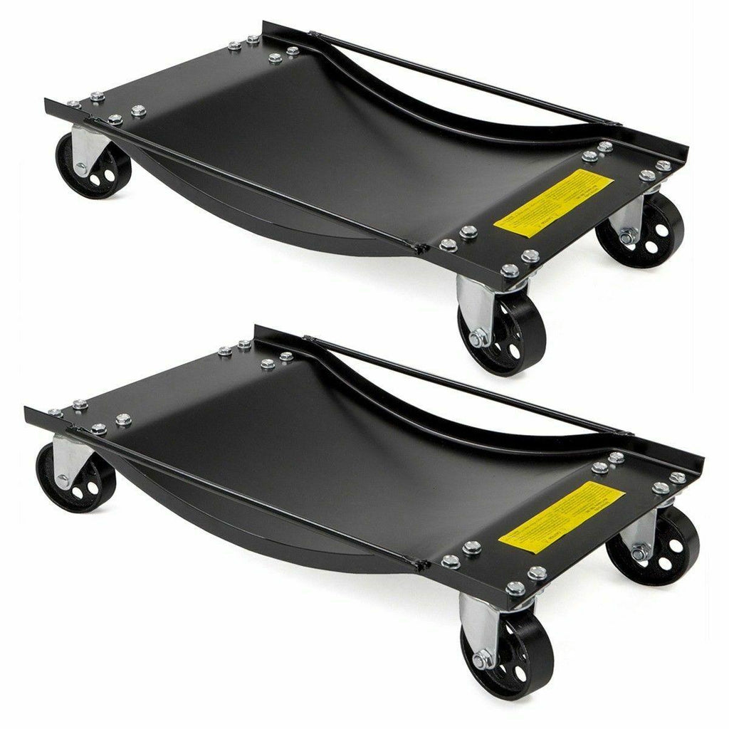1000lbs Rolling Vehicle Auto Car Tire Dolly Wheels Moving GaraSet of (4)