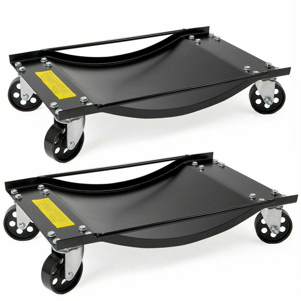 1000lbs Rolling Vehicle Auto Car Tire Dolly Wheels Moving GaraSet of (4)