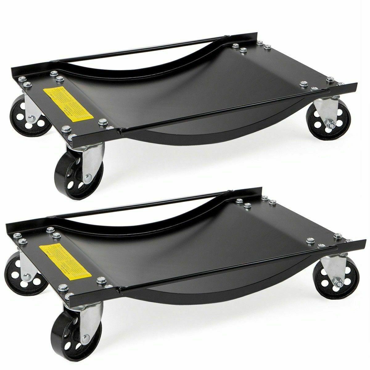 1000lbs Rolling Vehicle Auto Car Tire Dolly Wheels Moving GaraSet of (4)
