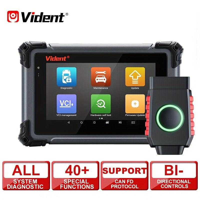 Vident ISmart800 Pro All System OBD2 Scanner Automotive Diagnostic Tool With 40+ Reset Active Test Code Reader Key Coding Tool
