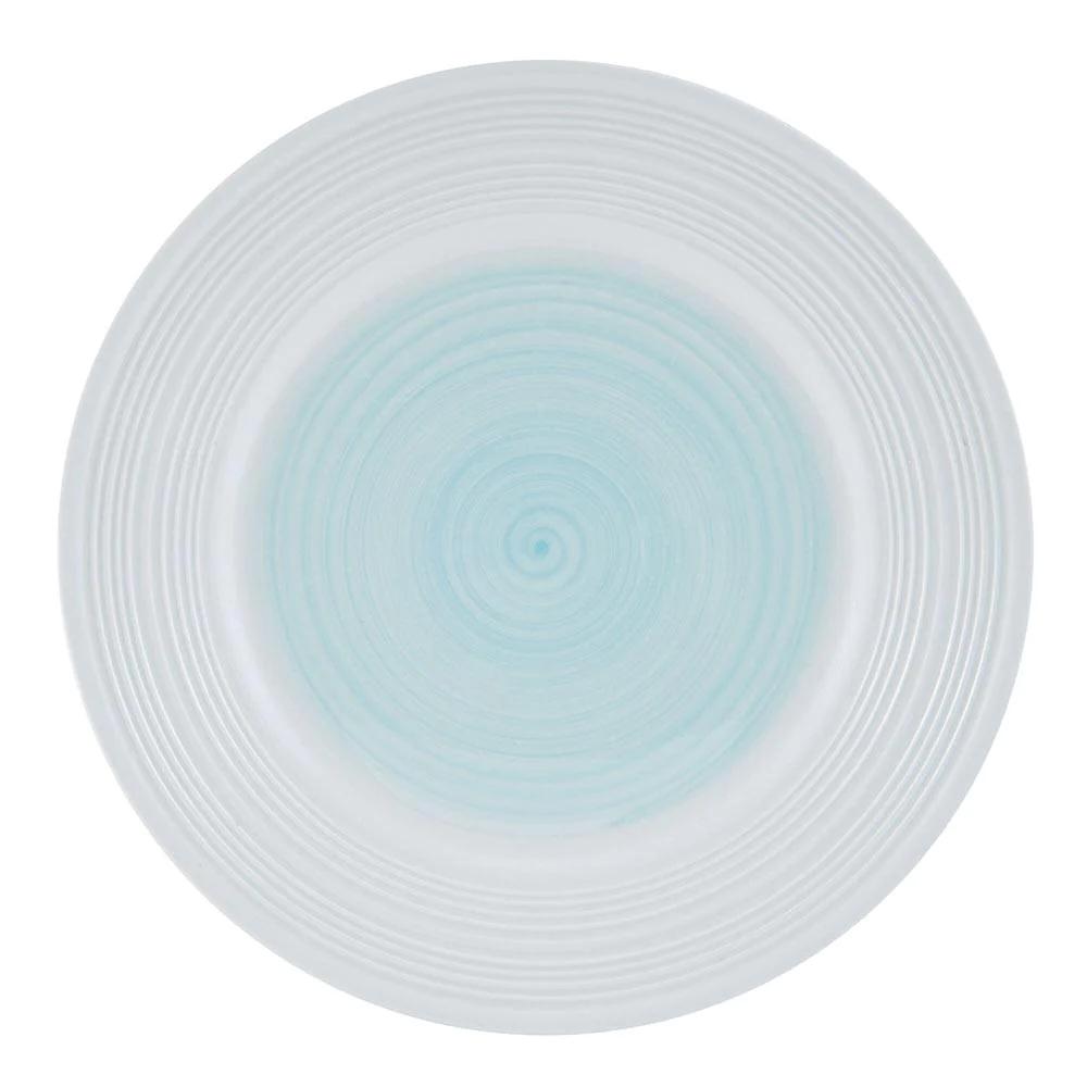 Annie Teal 16 Piece Dinnerware Set, Service for 4
